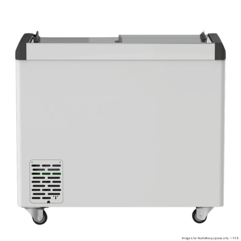 Thermaster Heavy Duty Supermarket Glass Sliding Lid Freezers 306L - SD-306K