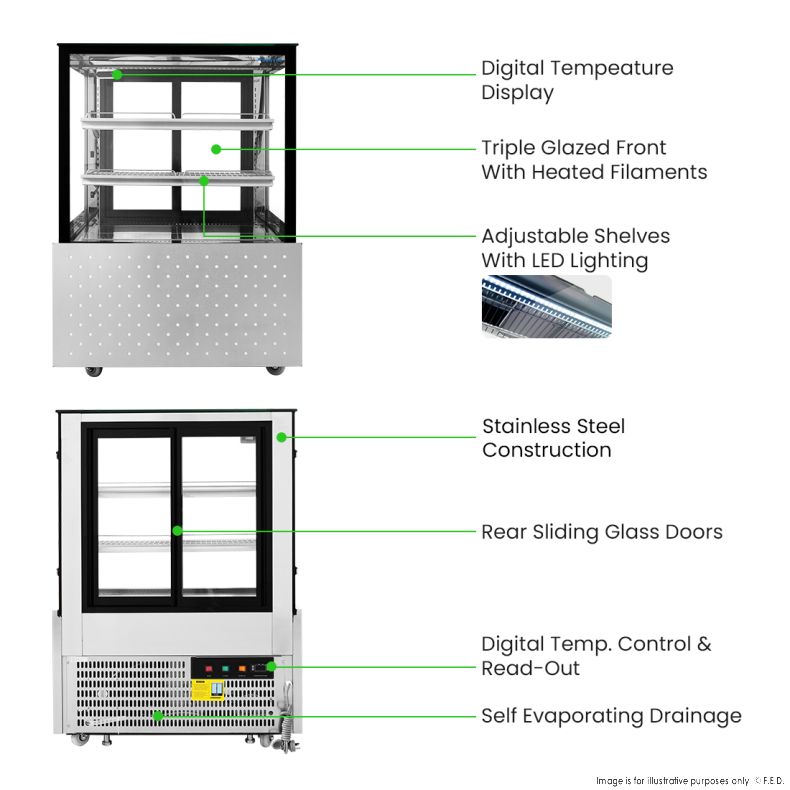 Bonvue Chilled Food Display - SG090FA-2XB