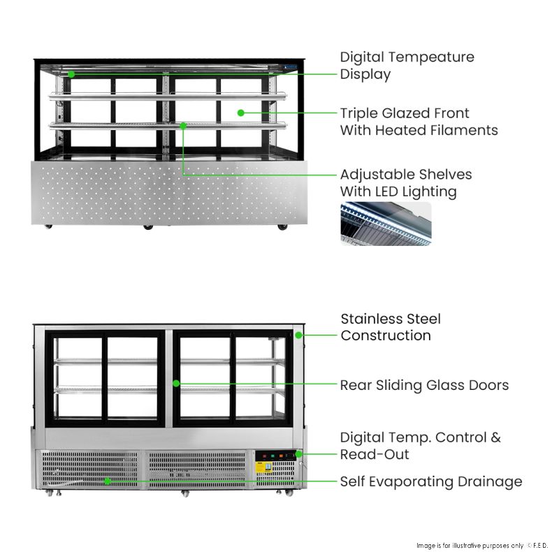 Bonvue Chilled Food Display - SG200FA-2XB
