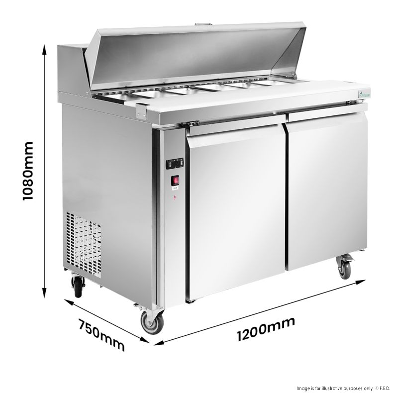 Thermaster two door Sandwich Bar - SLB120