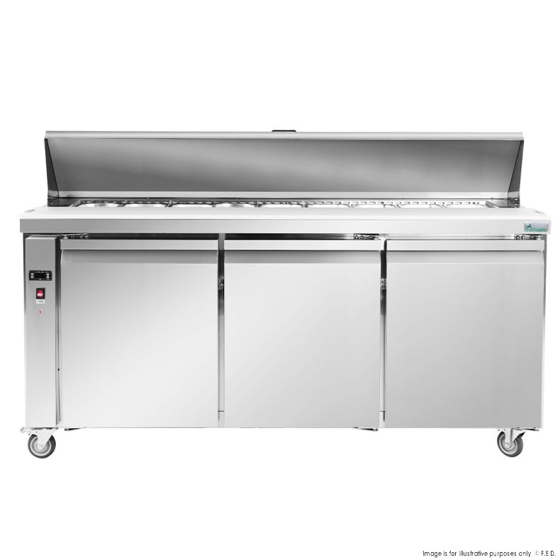 Thermaster three door Sandwich Bar - SLB150