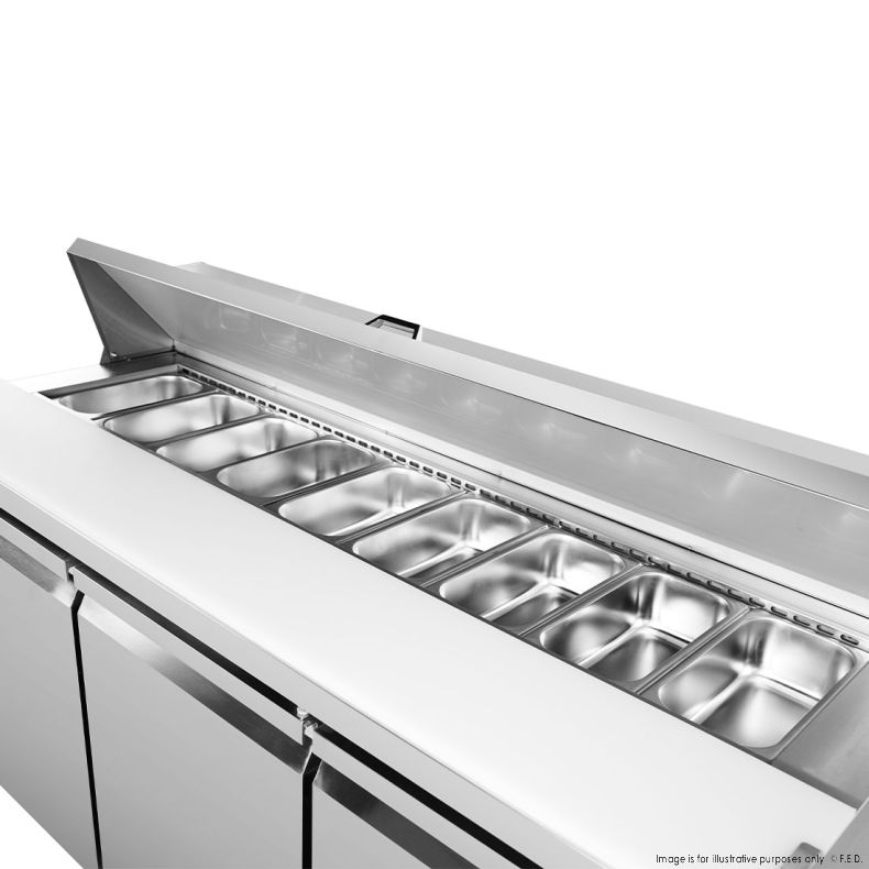 Thermaster three door Sandwich Bar - SLB150