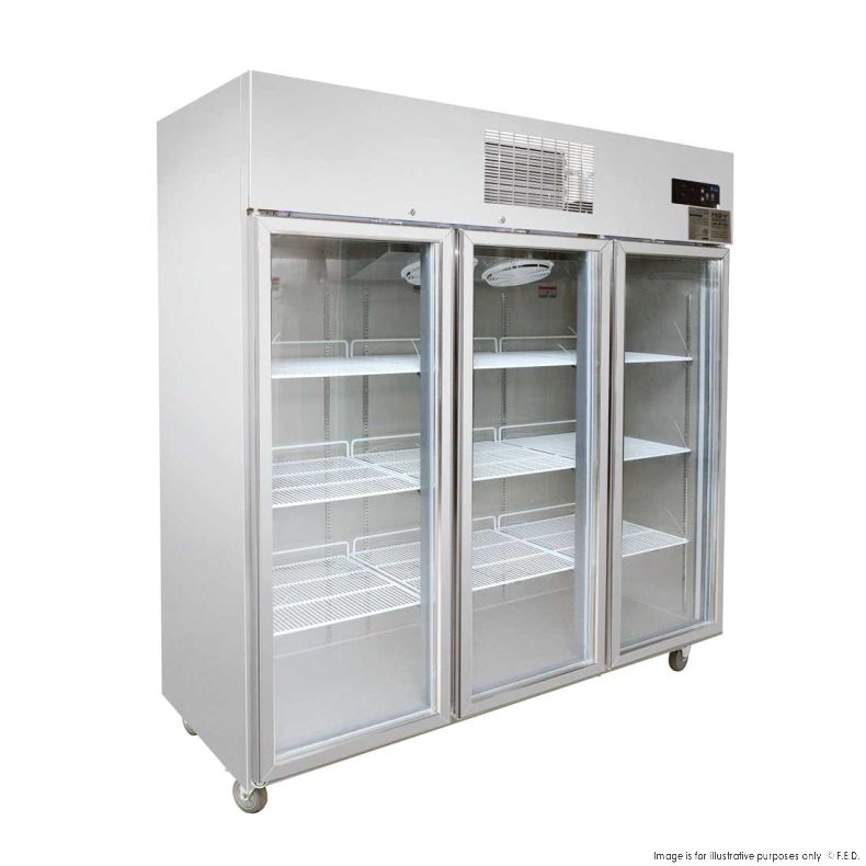 Thermaster Three Door Upright Display Fridge - SUCG1500