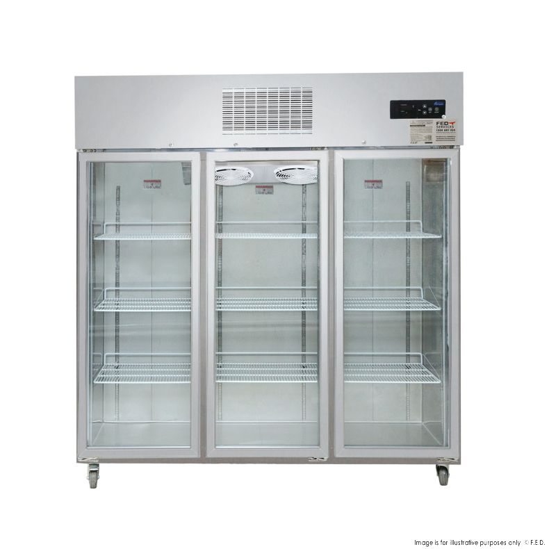 Thermaster Three Door Upright Display Fridge - SUCG1500