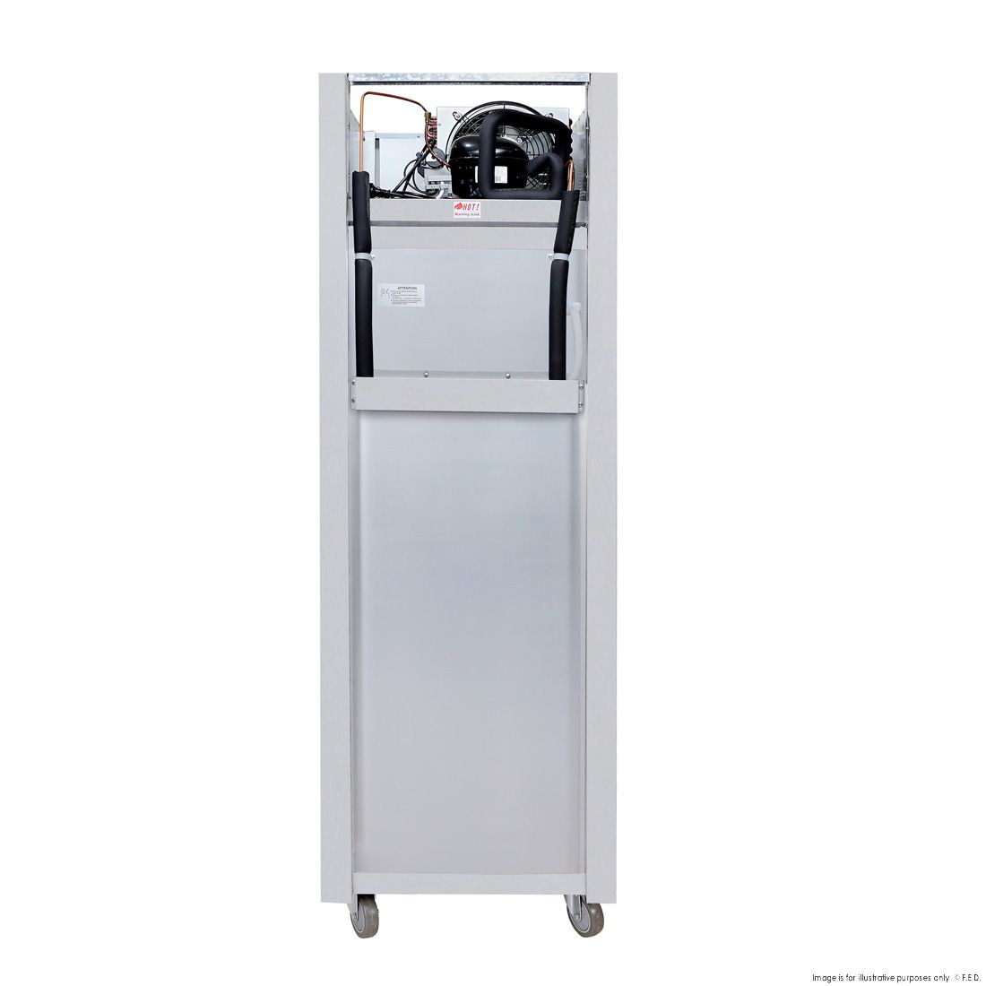 Thermaster Single Door Upright Display Fridge - SUCG500