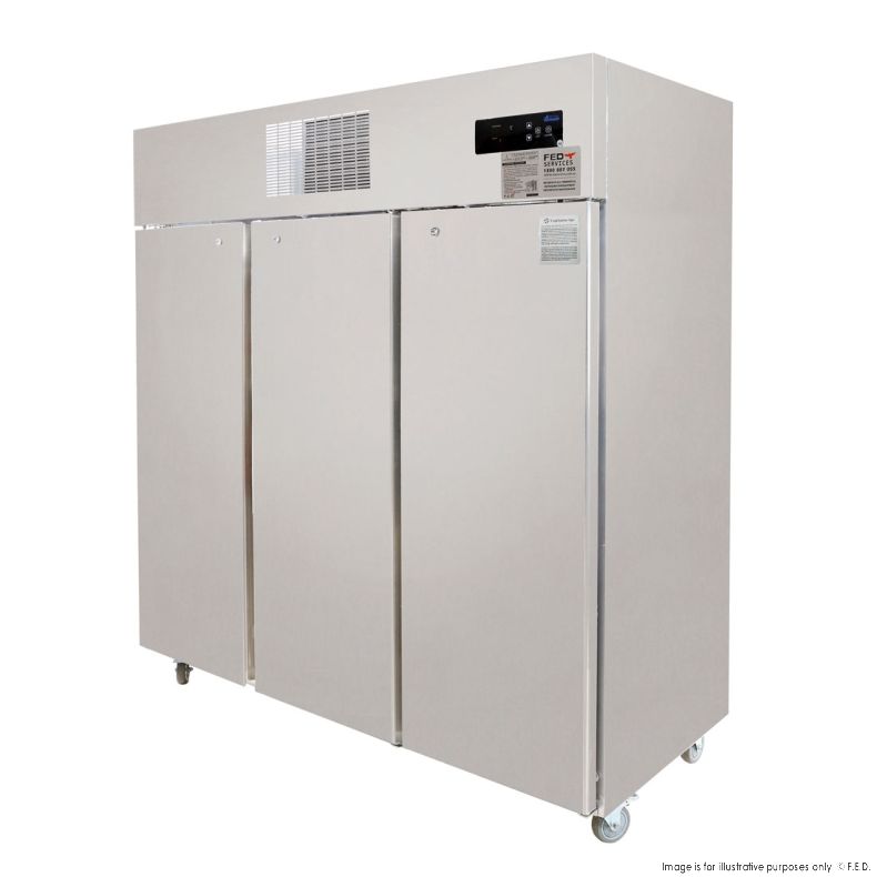 Thermaster Three Door SS Upright Storage Freezer - SUF1500