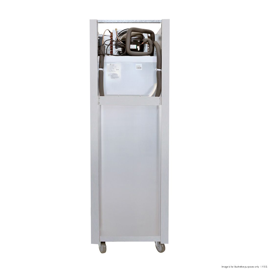SUF500 TROPICAL Thermaster 2 x Half door SS Freezer
