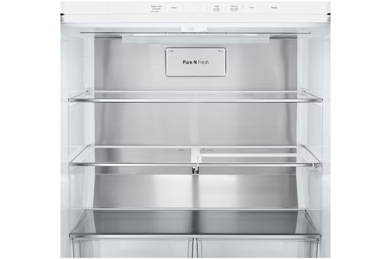LG 506L French Door Refrigerator Plumbed Water And Ice GF-L500MWH