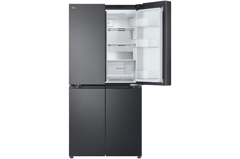 LG 530L Slim French Door Fridge in Matte Black Finish GF-B505MBL