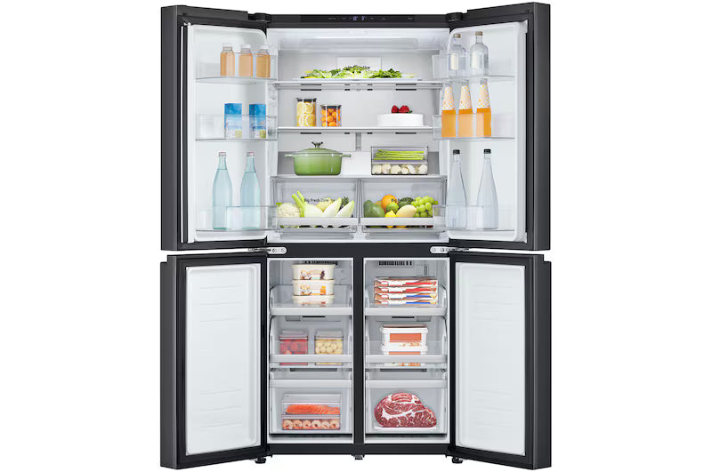 LG 530L Slim French Door Fridge in Matte Black Finish GF-B505MBL