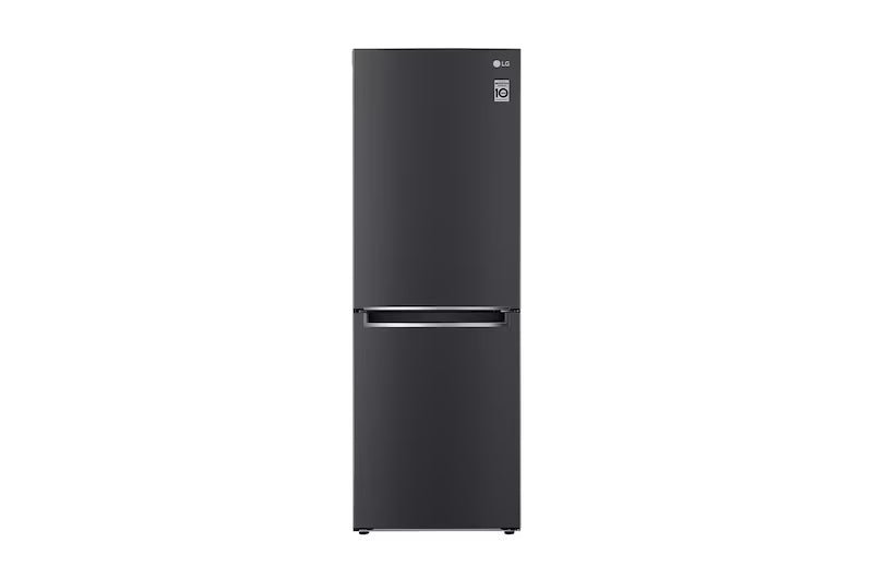 LG 306L Bottom Mount Fridge with Door Cooling in Matte Black Finish GB-335MBL Dint