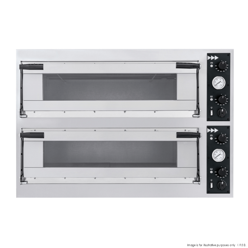 Prismafood Pizza Ovens Double Deck 8 x 40cm - TP-2
