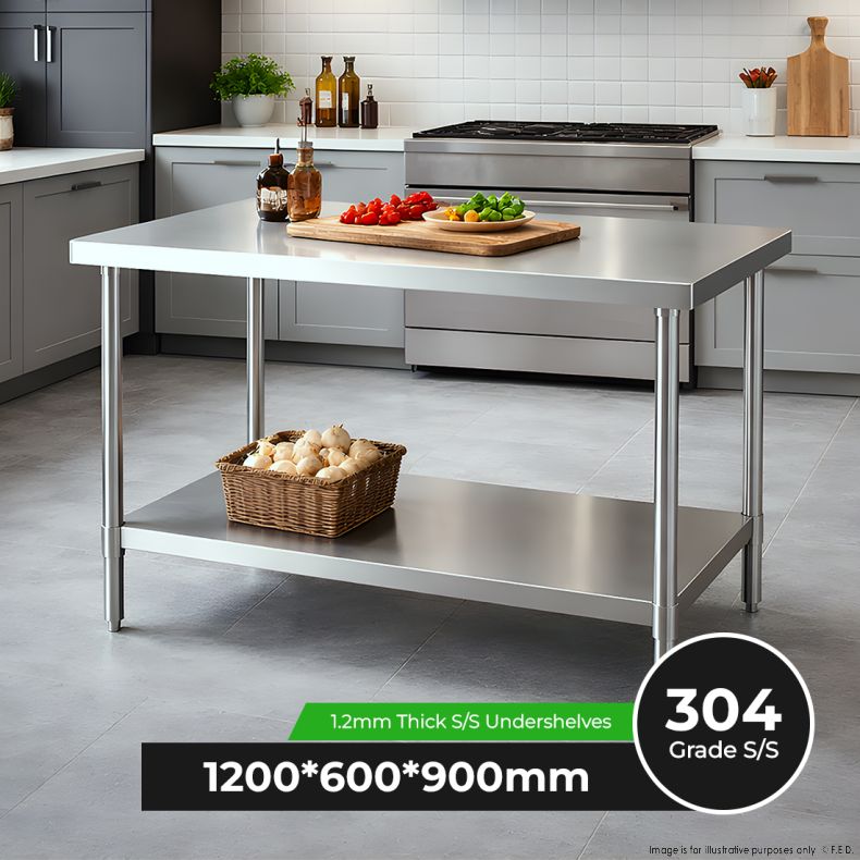 WB6-1200/A Stainless Steel Workbench