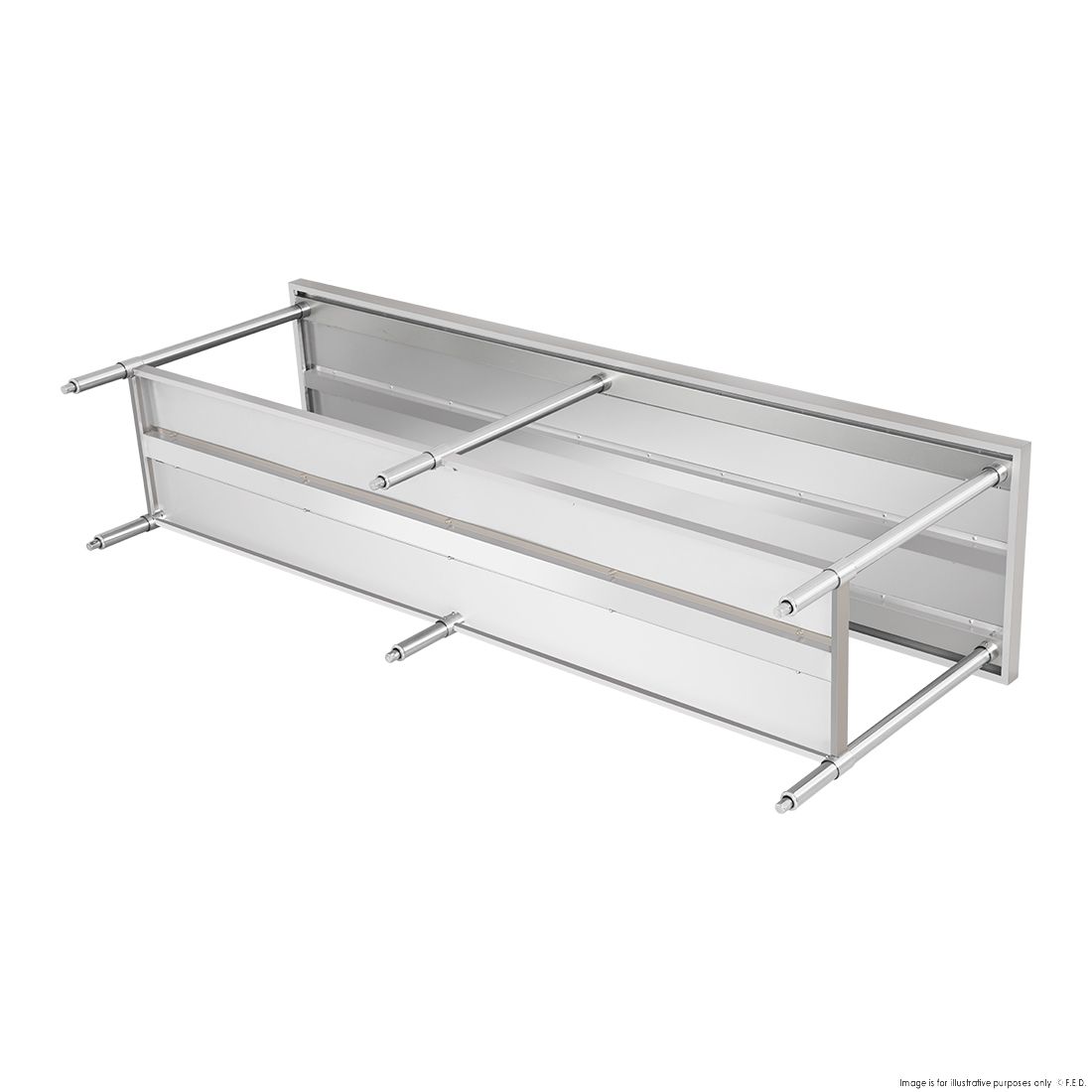 Modular System Stainless Steel Workbench - WB7-2100/A