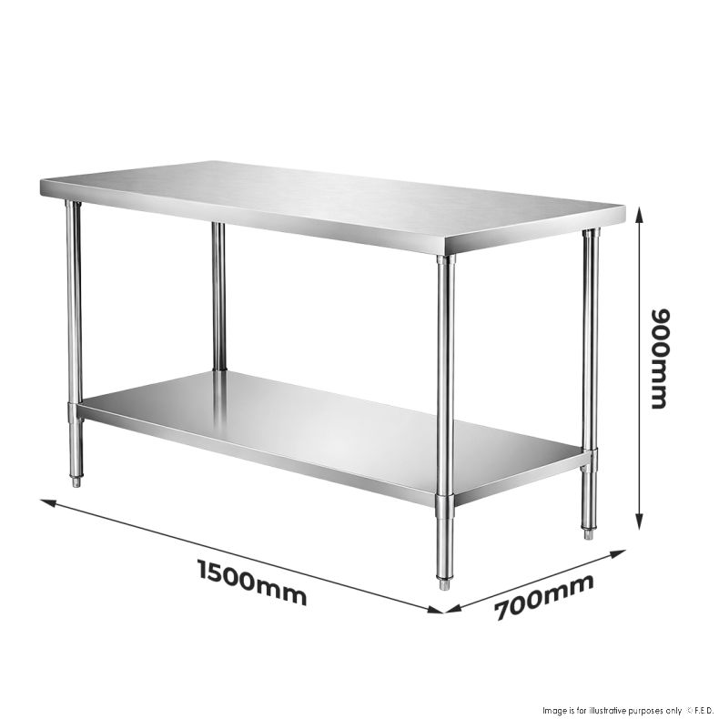 Premium Stainless Steel Workbench - WB7-1500/A