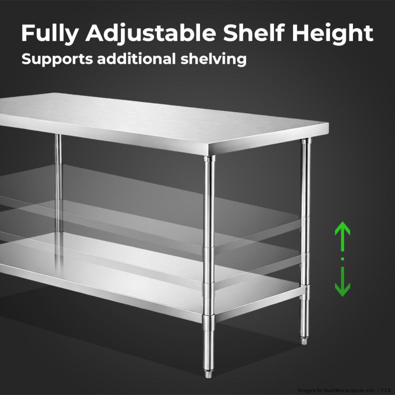 WB6-1800/A Stainless Steel Workbench