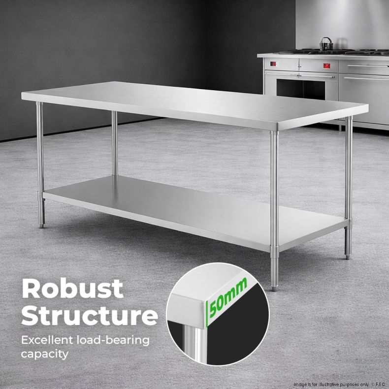 WB6-1500/A Stainless Steel Workbench