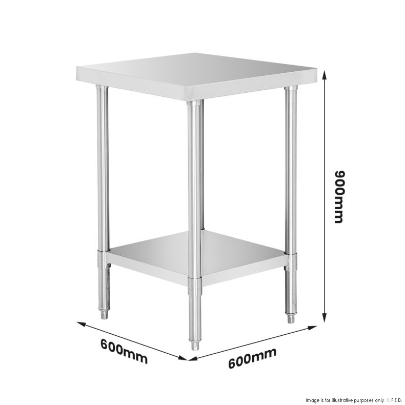 WB6-0600/A Stainless Steel Workbench