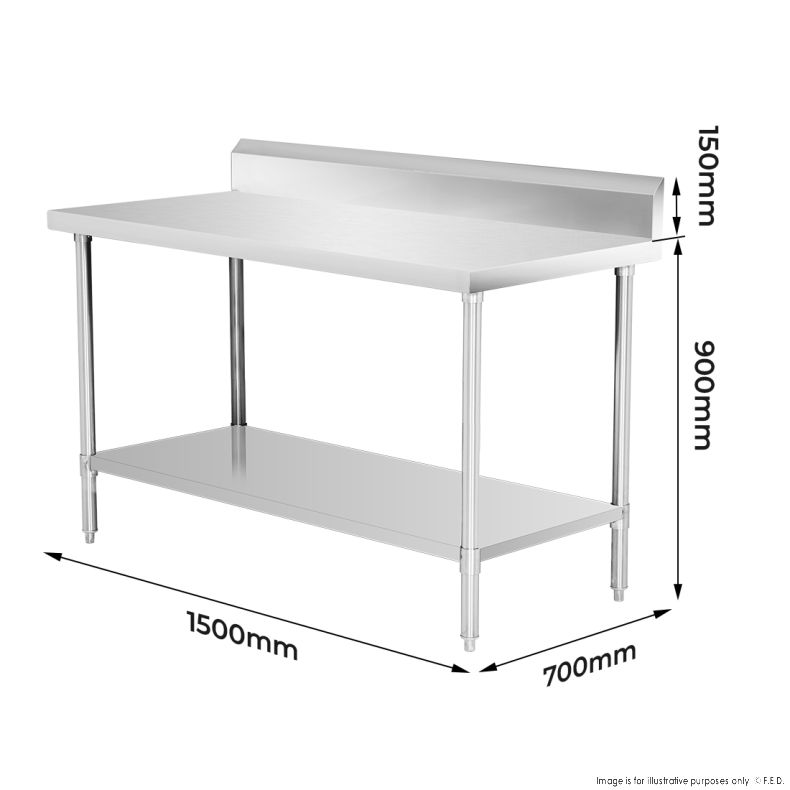 WBB7-1500/A Workbench with Splashback