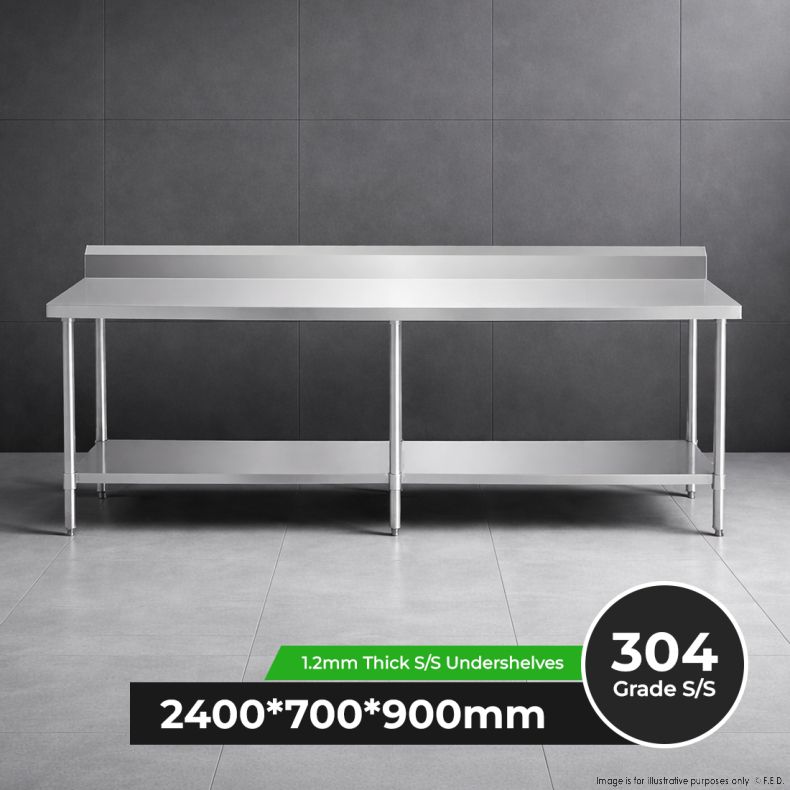 WBB7-2400/A Workbench with Splashback