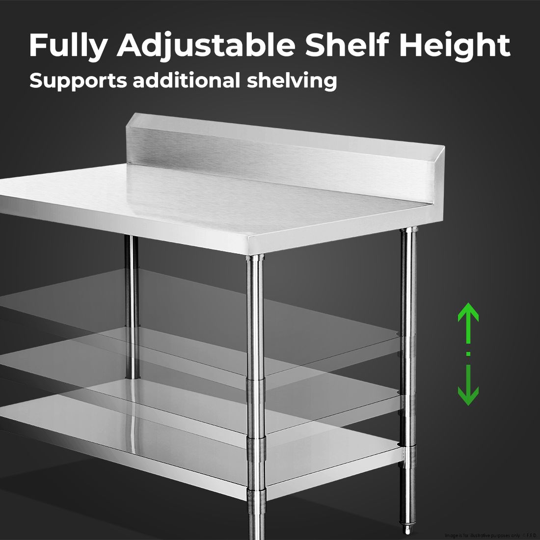 WBB6-1800/A Workbench with Splashback