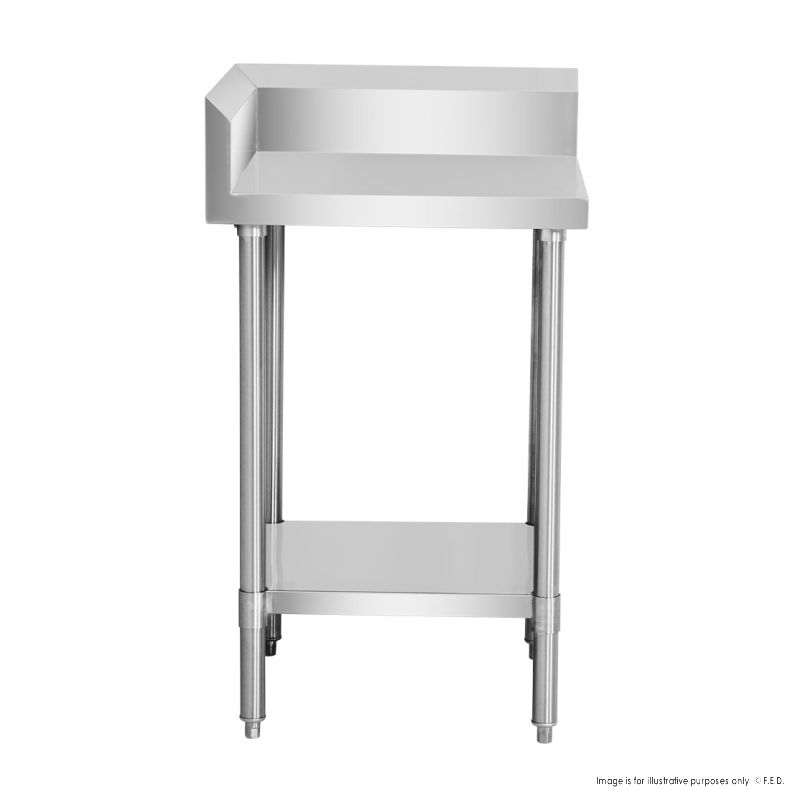 WBCB6-0600/A - Corner Workbench with 150mm Splashback & Undershelf