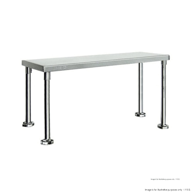 Single Tier 400mm Deep Workbench Overshelf 450mm High WBO1-1200-400