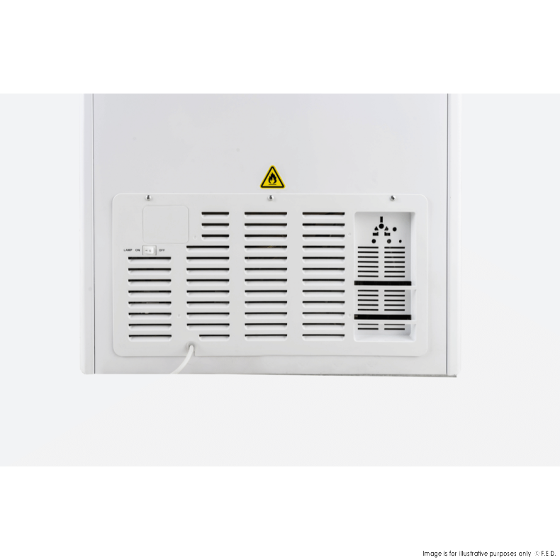 Thermaster 586L Chest Freezer with Flat Glass Sliding Lids - WD586G