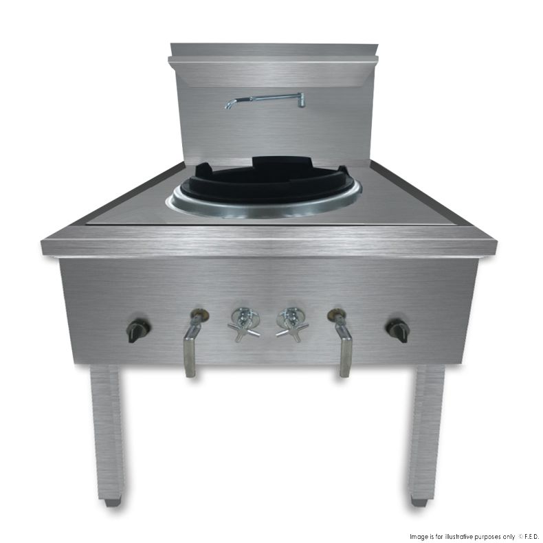 Gasmax Waterless LPG Single Wok Chimney Burner - WW-1LC