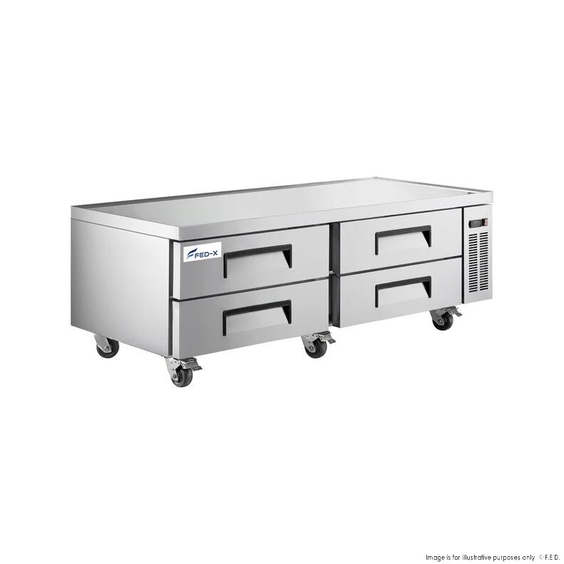FED-X Chef Base Refrigeratied Drawer Bench 450L - XCB-72