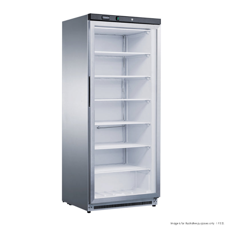FED-X 555L Single Glass Door Freezer - XF600SG