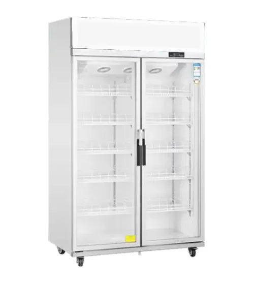 Double Glass Door Upright Display Fridge – Snow Village LC-1200FS (875L)