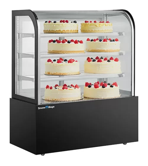 Glass Chilled Food Display – Snow Village DG-1800FYH (760L)