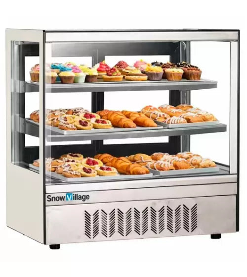 Commercial Chilled Counter-Top Food Display – Snow Village DG-TZ900 Series (96L–176L)