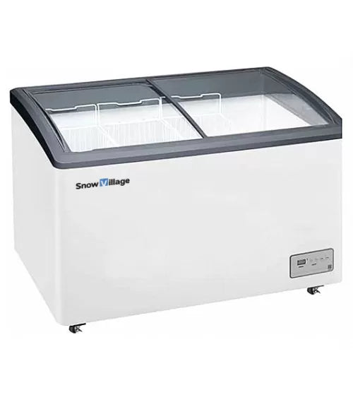 Two Sliding Glass Lids Dual Temperature Chest Freezer – Snow Village SD/SC-328YH (328L)