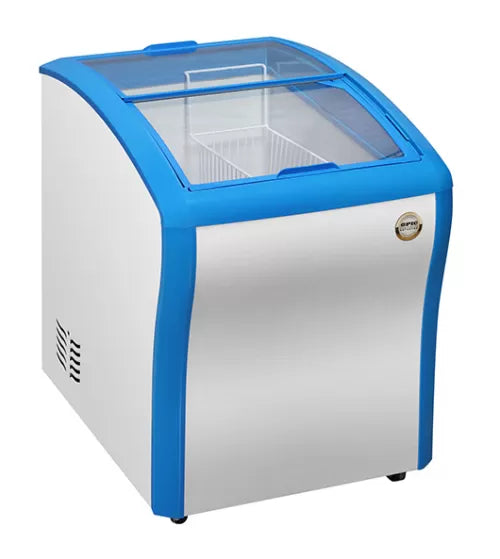Glass Sliding Lid Dual Temperature Chest Freezer – Snow Village SD/SC-158Y (158L)