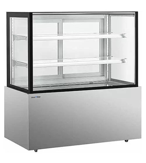Square Glass Chilled Food Display – Snow Village DG-1200FZ (400L)