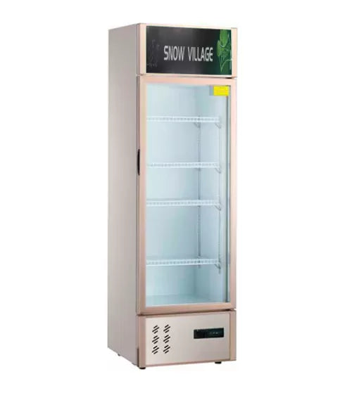 Single Glass Door Display Fridge – Snow Village LC-278B (278L)