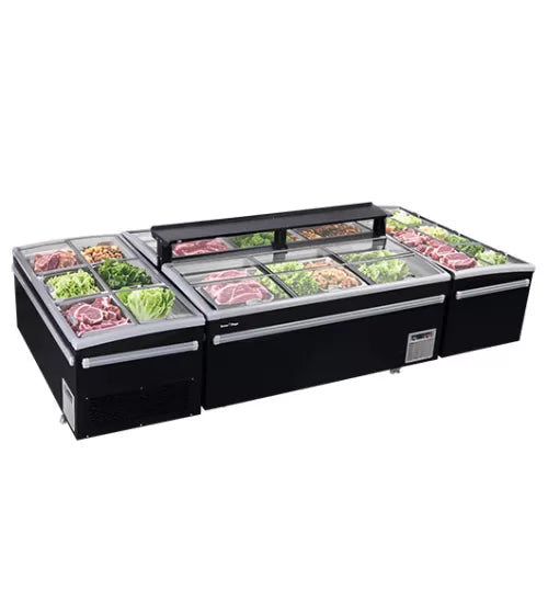 Modular Supermarket Island Freezer – Snow Village CQZ-21L (765L)
