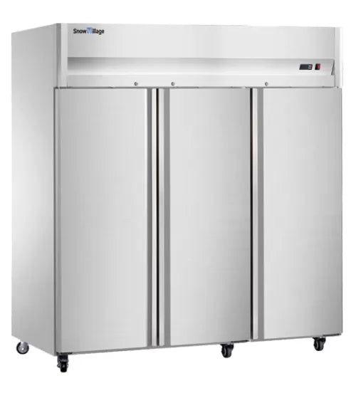 Stainless Steel Triple Door Tray Freezer – Snow Village CFD-60D3F-K (1395L)