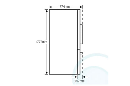 Samsung French Door Refrigerator – With Water & Ice Dispenser