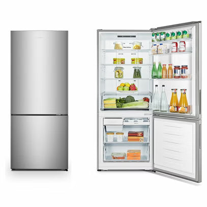 Hisense 453L Black Bottom Mount Refrigerator HR6BMFF453B