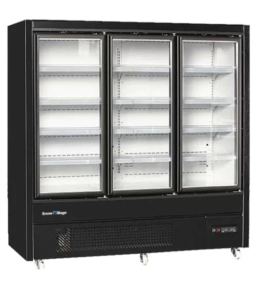 Glass Door Supermarket Vertical Display Freezer – Snow Village XC-ZD-20/800 (1130L)