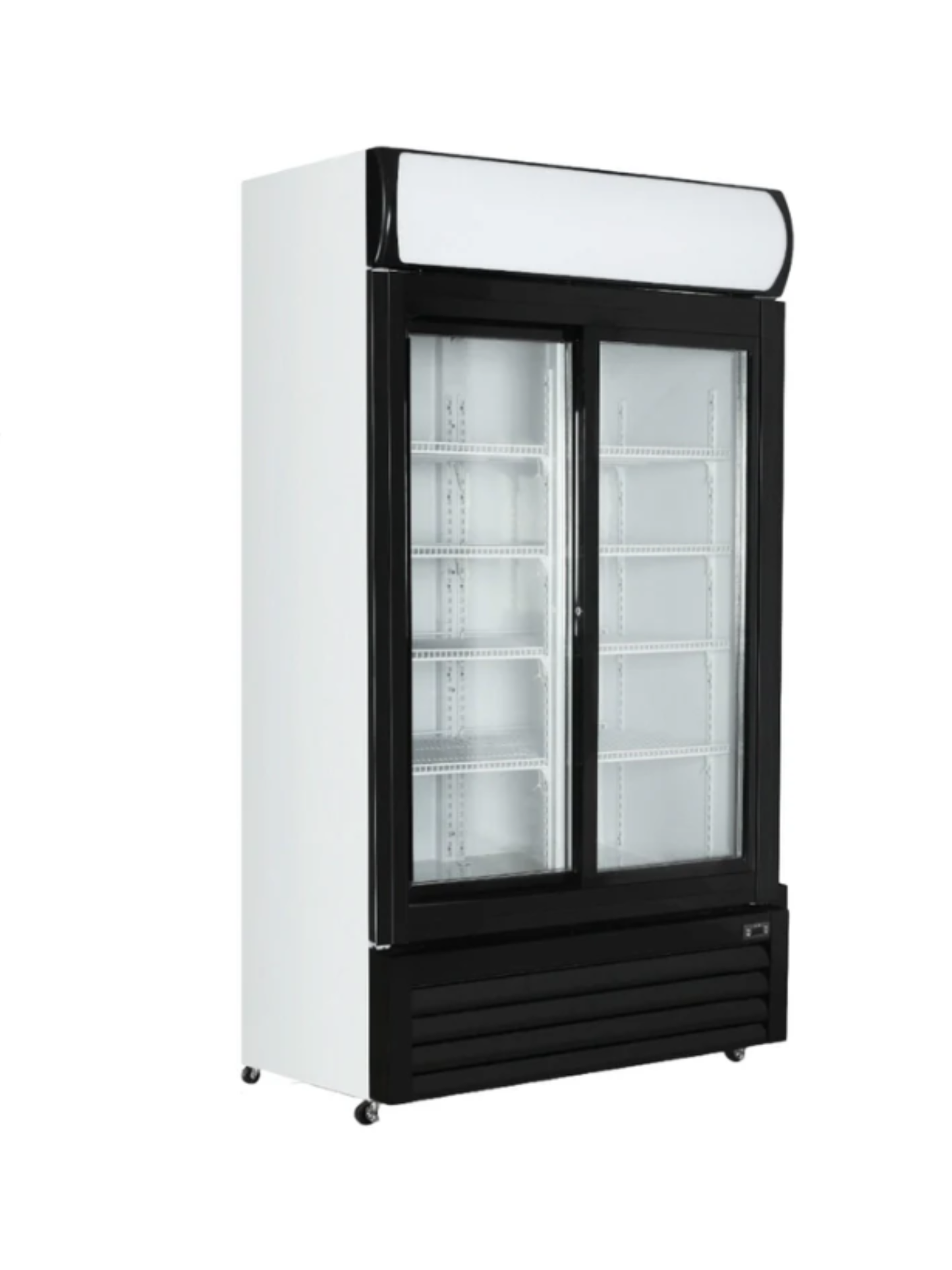 Eurotag 1000L 2 Door Led Light Digital Commercial Upright Display Fridge
