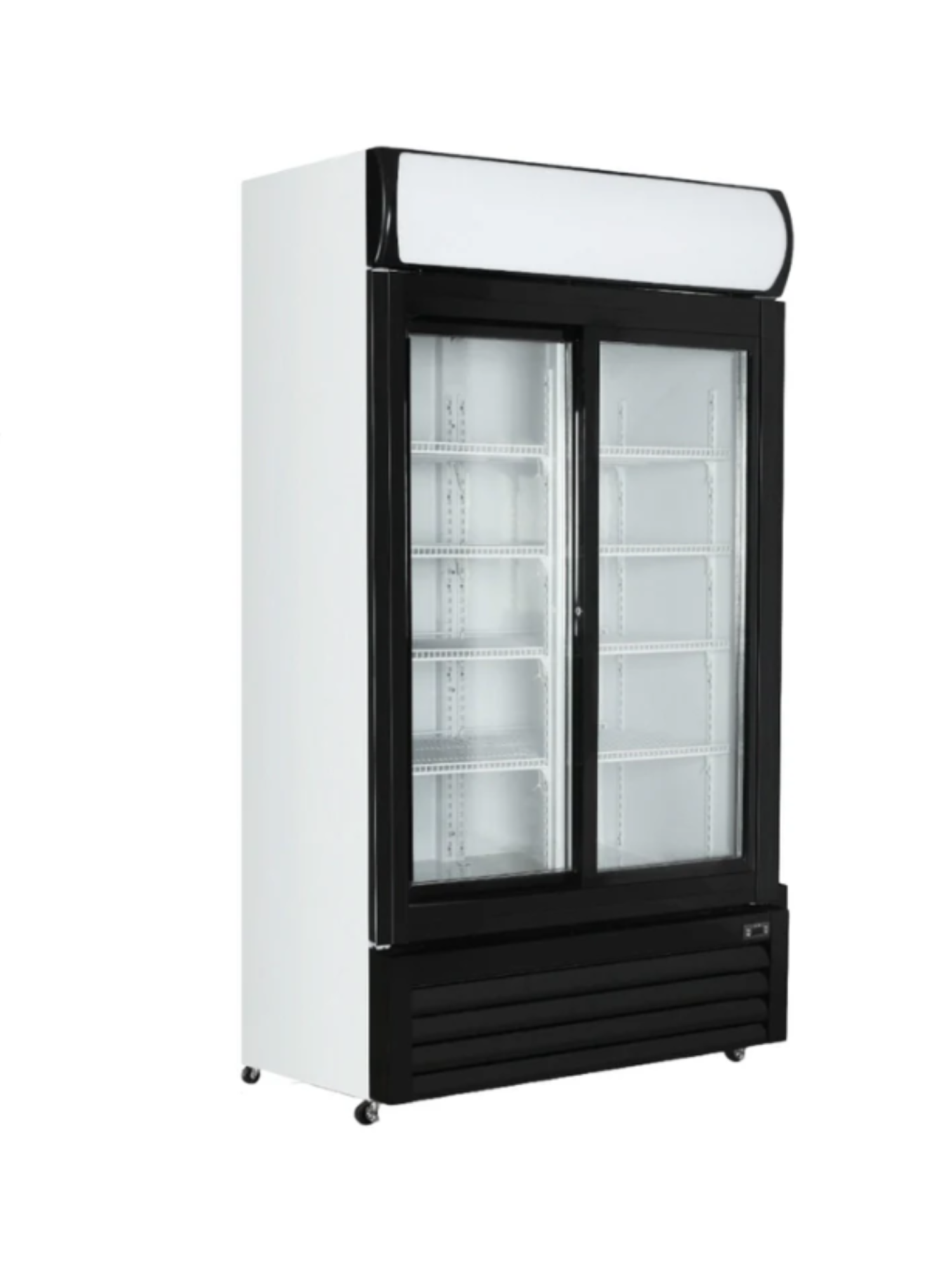Eurotag 906L Two Sliding Glass Door Commercial Upright Display Fridge