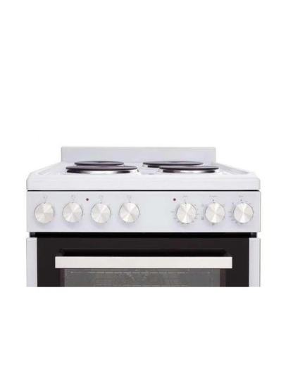 Euromaid 54cm Freestanding Gas Oven With Gas Cooktop White