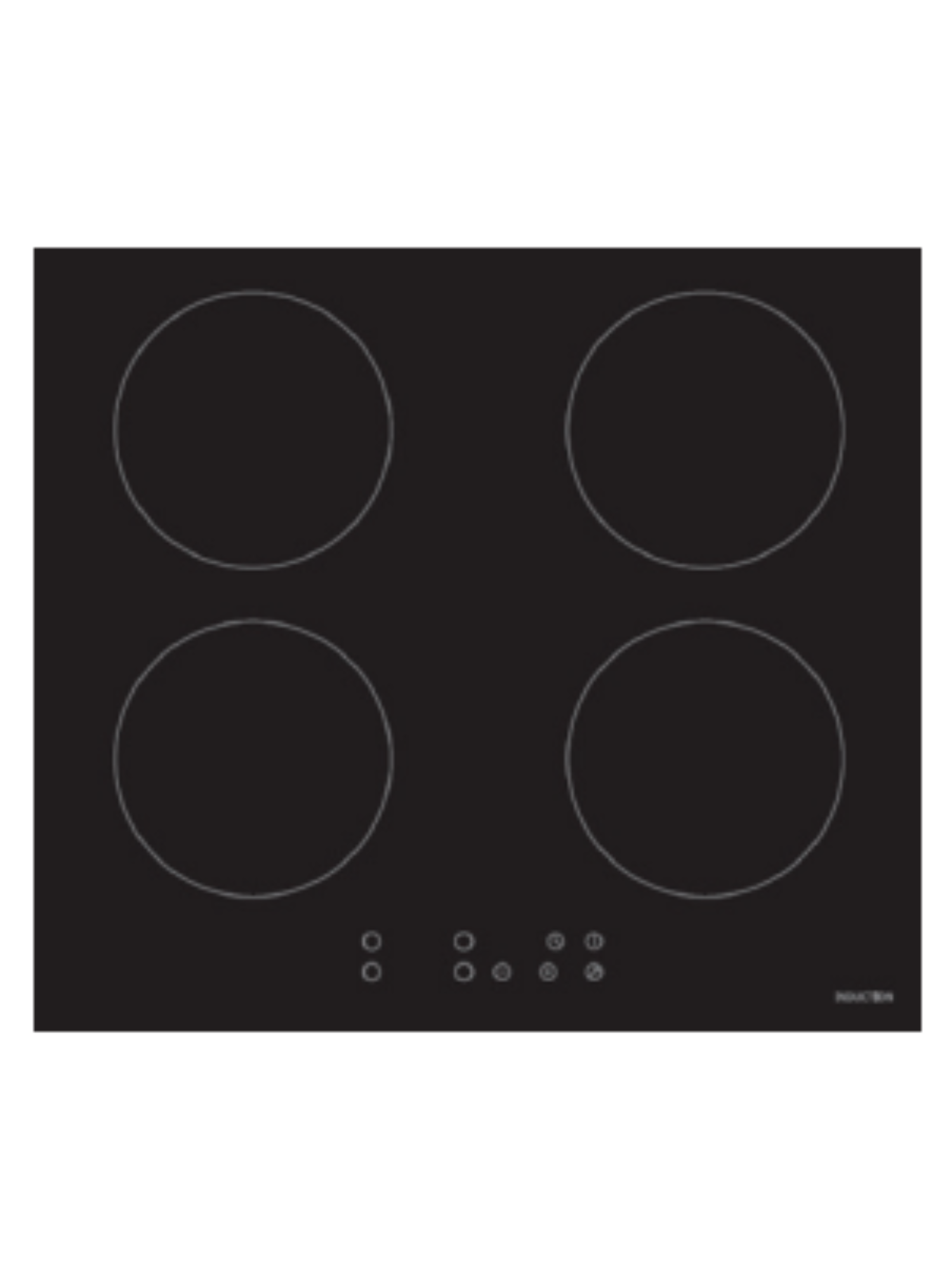 Fornelli Electric Induction Cooktop Glass
