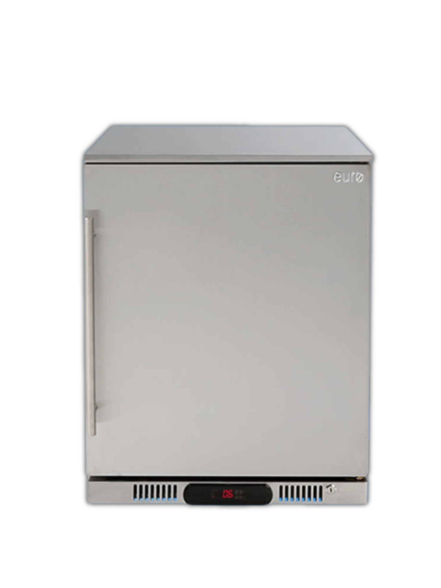 Euro 138L Single Solid Door Beverage Cooler Grade Stainless Steel