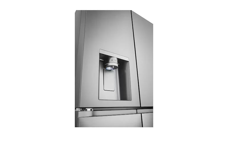 LG 506L Slim French Door Fridge (Stainless) [Plumbed] GF-L500PL