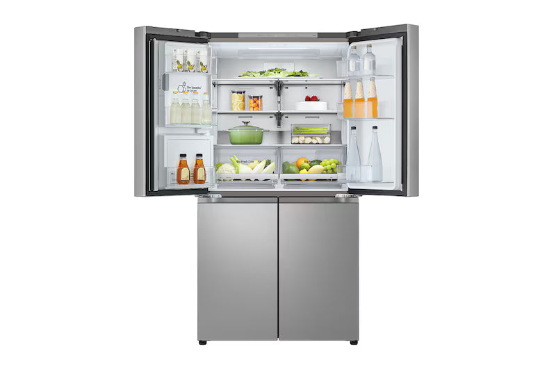LG 637L French Door Plumbed Fridge with Ice and Water Stainless Steel GF-L700PL